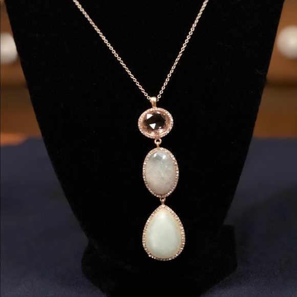 LOFT Jewelry - NWT  LOFT PAVE DROP PENDANT NECKLACE